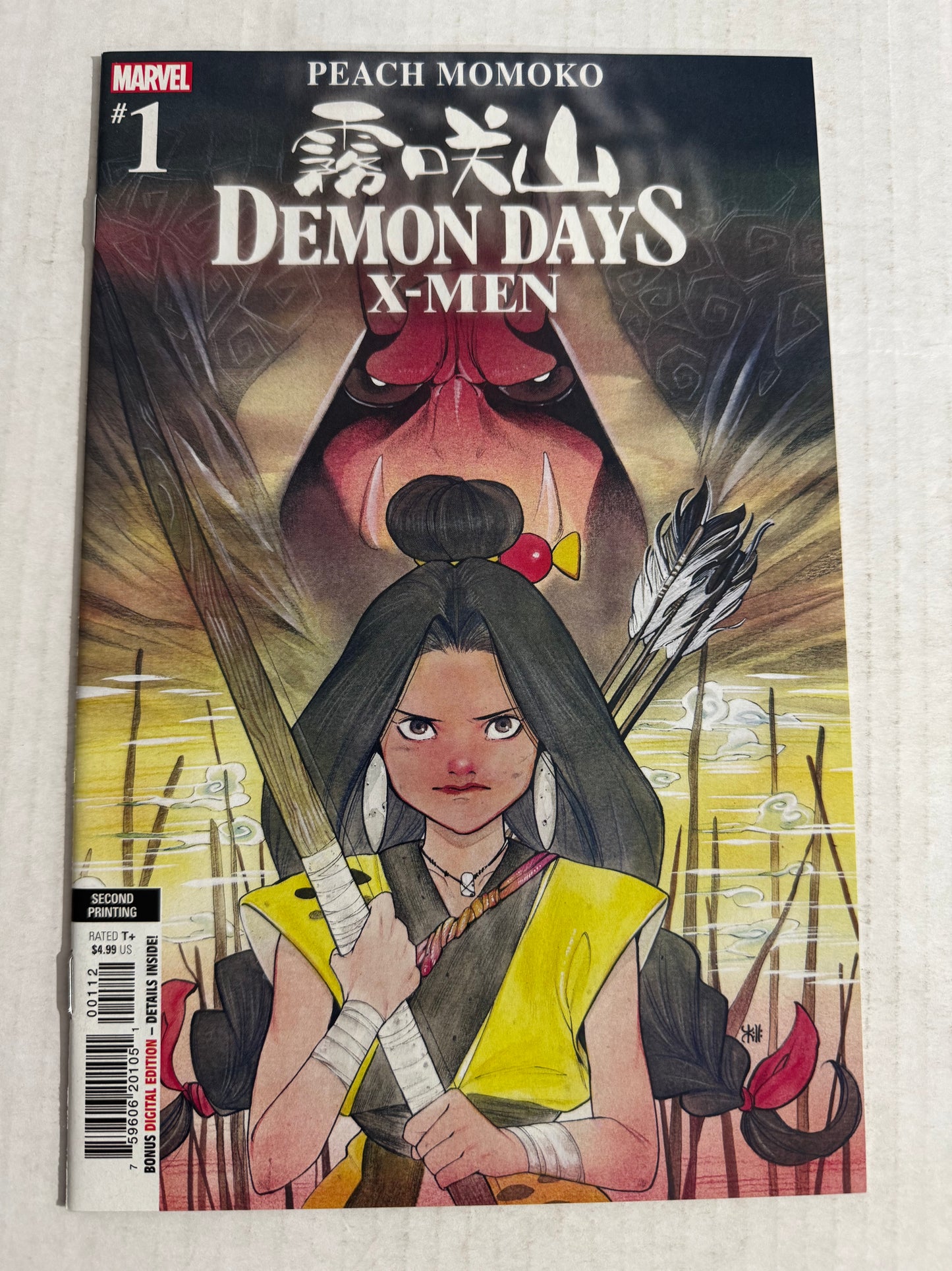 DEMON DAYS X-MEN #1 NM 2nd Print Peach Momoko Variant