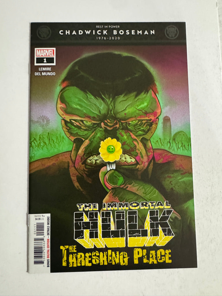 IMMORTAL HULK The Threshing Place #1 NM Mike Del Mundo Cover