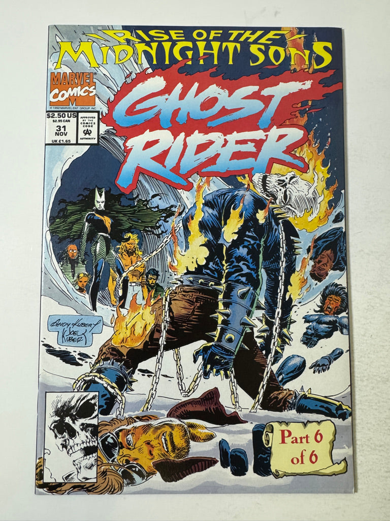 GHOST RIDER #31 Vol 2 NM 1ST APPEARANCE