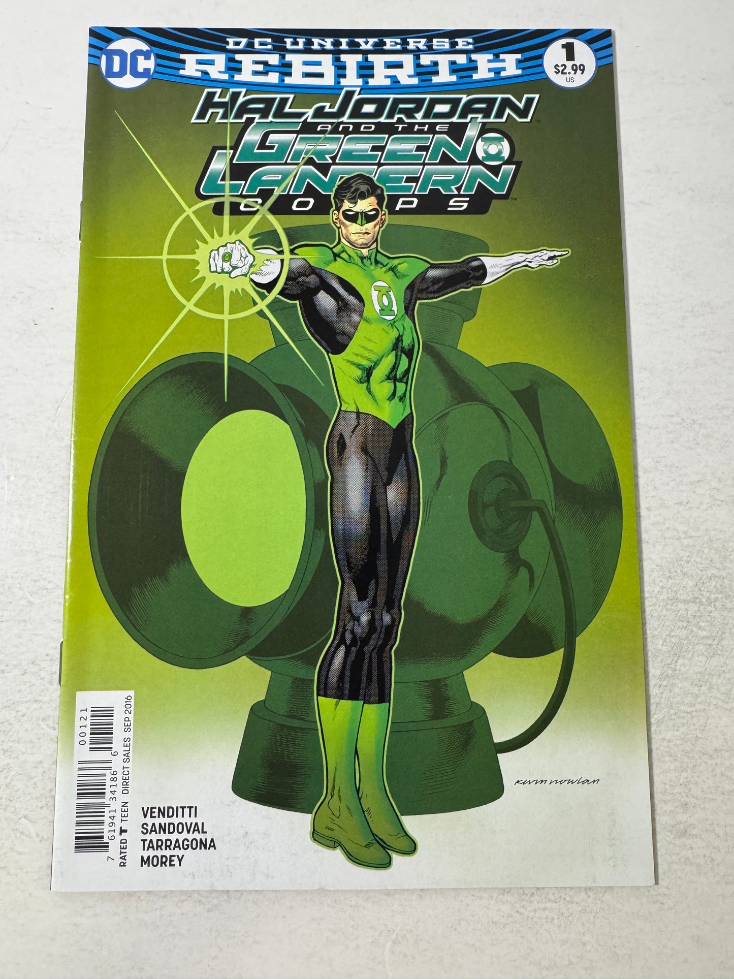 HAL JORDAN AND THE GREEN LANTERNS #1 NM- Kevin Nowlan Variant