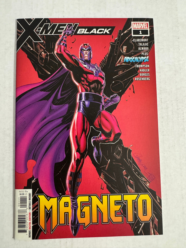 X-MEN BLACK: MAGNETO #1 NM J Scott Campbell Cover