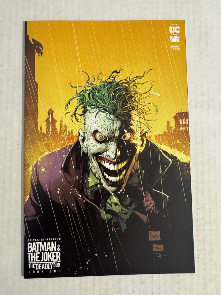 BATMAN & THE JOKER DEADLY DUO #1 NM Greg Capullo Joker Variant