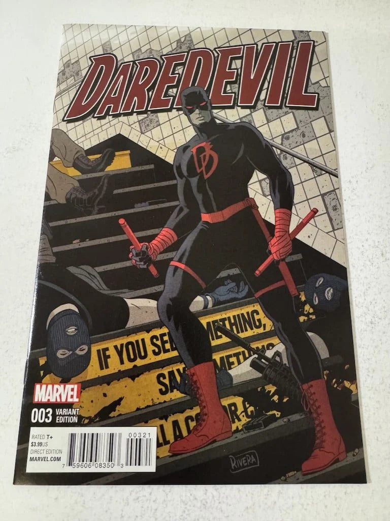 DAREDEVIL #3 Vol 5 NM 1:25 Paulo Rivera Variant