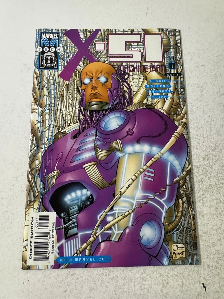 X-51 MACHINE MAN #1 NM Joe Quesada Cover