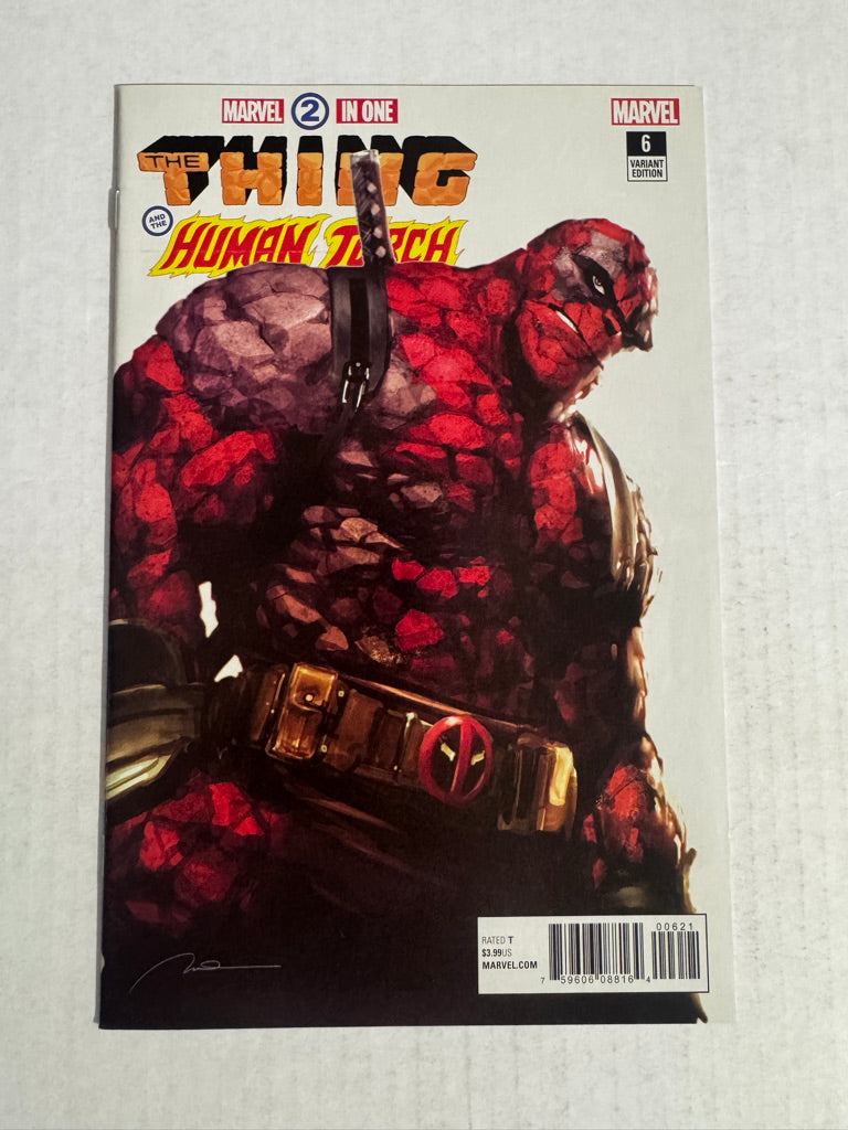 MARVEL TWO-IN-ONE #6 Vol 2 NM Gerald Parel Deadpool Variant