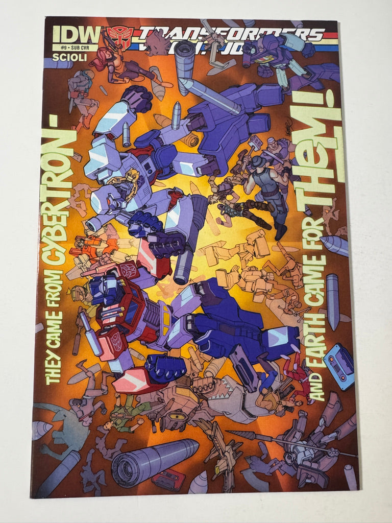 TRANSFORMERS VS GI JOE #9 NM SUB Variant