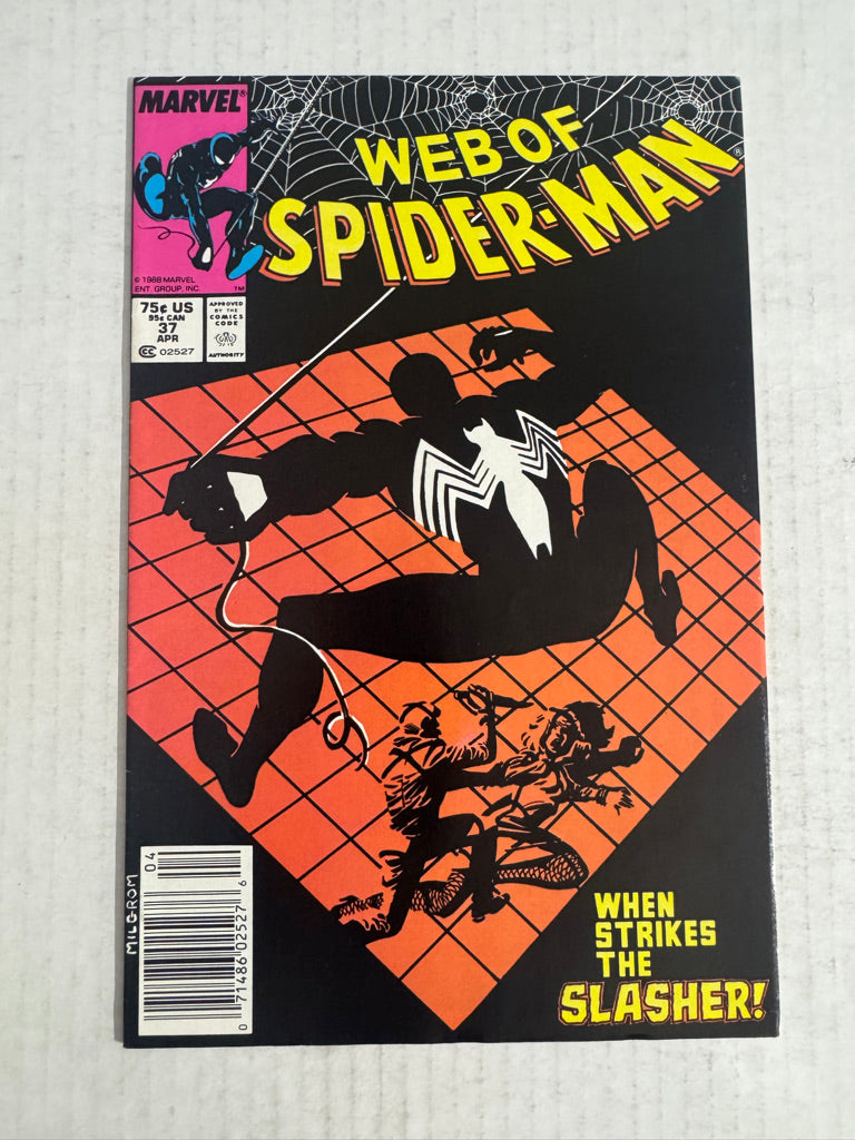 WEB OF SPIDER-MAN #37 VF/NM NEWSSTAND