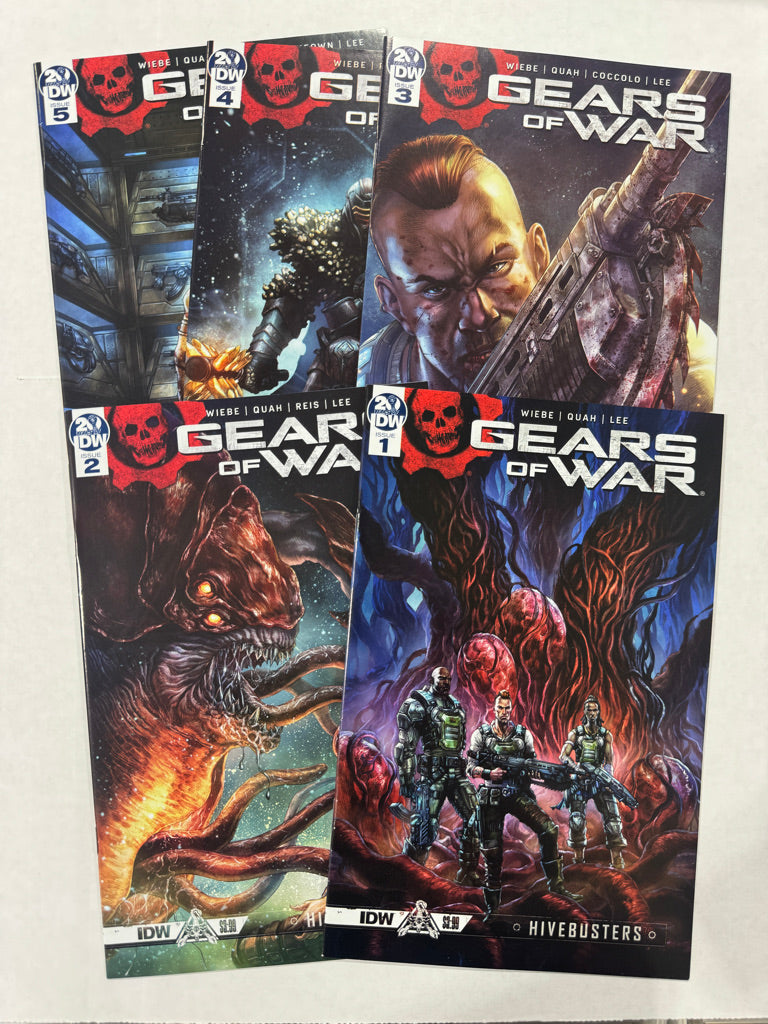 GEARS OF WAR Hivebusters #1-5 SET
