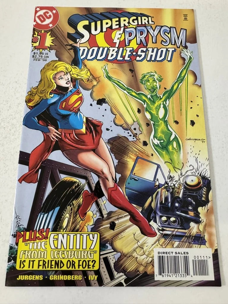 SUPERGIRL & PRYSM DOUBLE-SHOT #1 NM