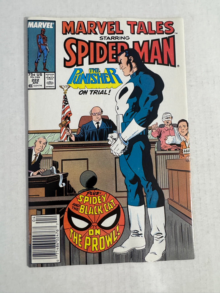 MARVEL TALES #222 NM- Mike Zeck Cover NEWSSTAND