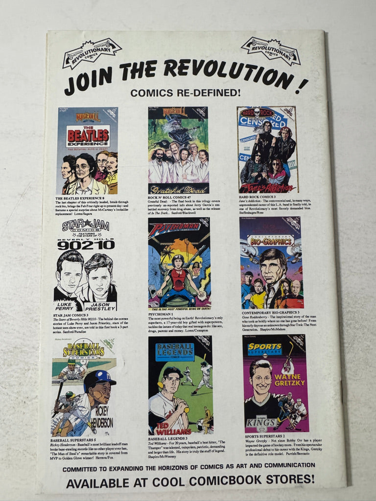 ROCK N ROLL COMICS THE BEATLES EXPERIENCE #8 VF