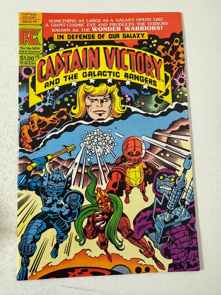 CAPTAIN VICTORY AND THE GALACTIC RANGERS #7 Jack Kirby Cover