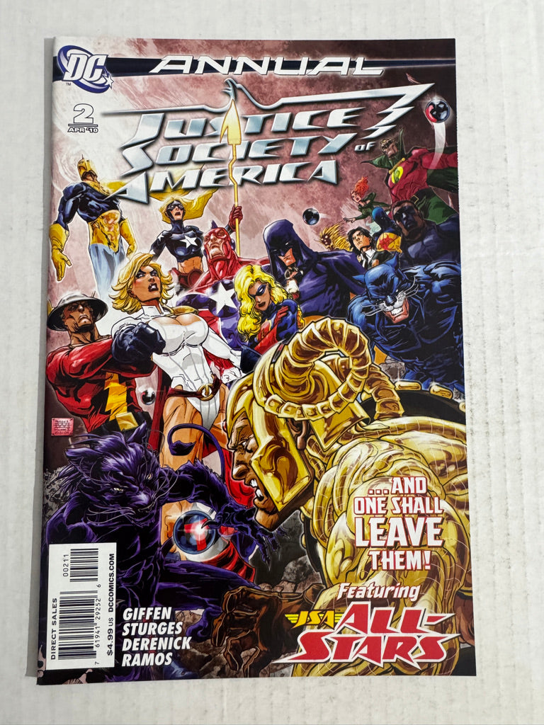 JUSTICE SOCIETY OF AMERICA ANNUAL 2010 #2 NM