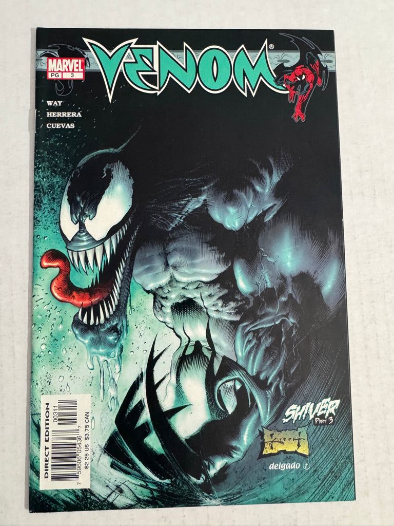 VENOM #3 VF/NM Sam Kieth Cover