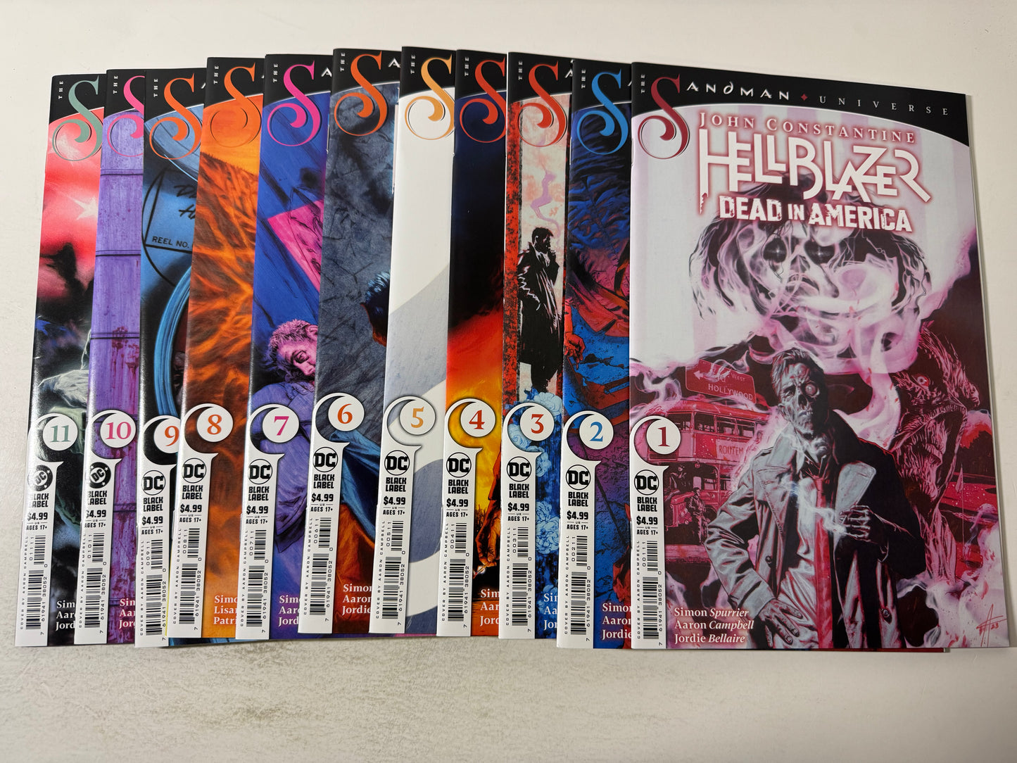 JOHN CONSTANTINE HELLBLAZER Dead In America #1-11 NM Set