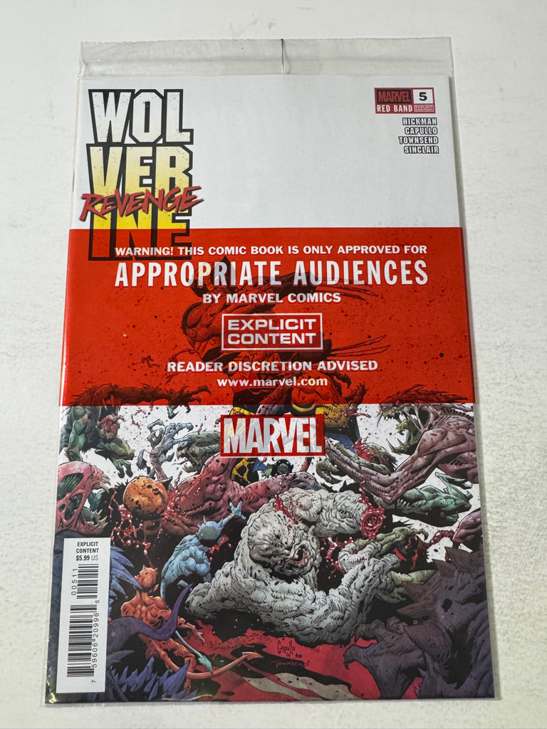 WOLVERINE REVENGE #5 NM Sealed Red Band Edition