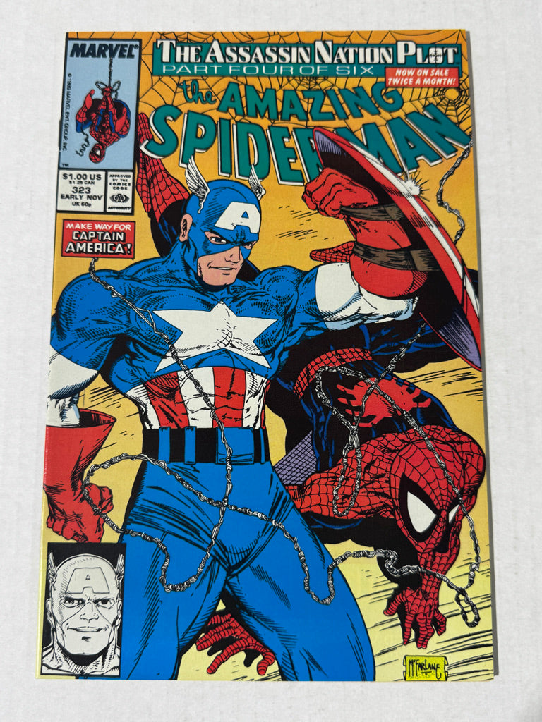 AMAZING SPIDER-MAN #323 NM- Todd McFarlane Cover