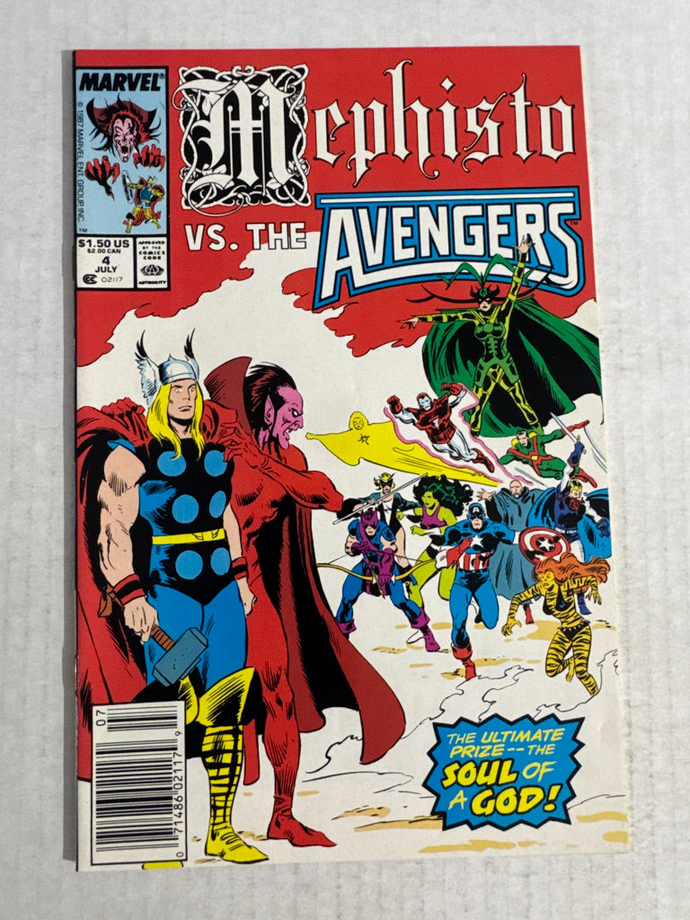 MEPHISTO VS THE X-MEN #4 VF+ NEWSSTAND
