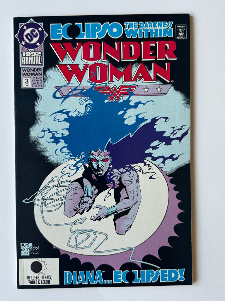 WONDER WOMAN ANNUAL #3 1992 NM Joe Quesada Cover