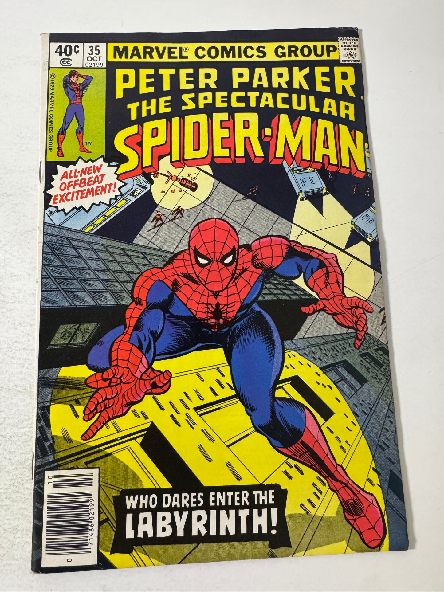 SPECTACULAR SPIDER-MAN #35 FN NEWSSTAND