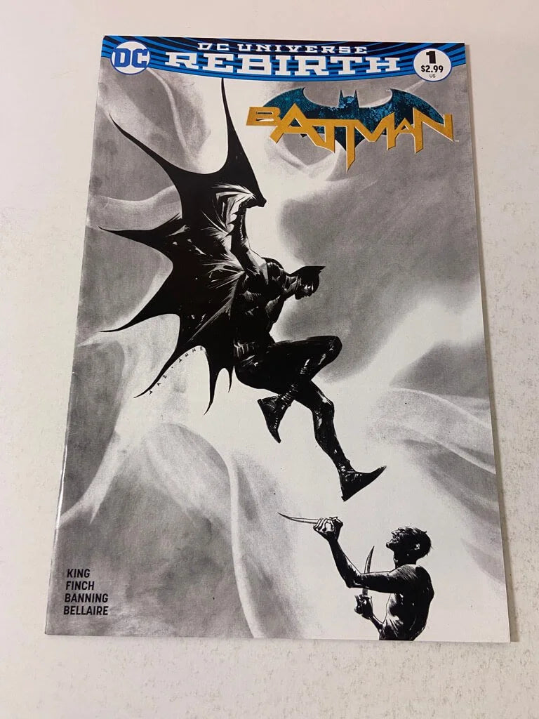 BATMAN #1 Vol 3 NM B/W Jae Lee Variant 1ST APPEARANCE