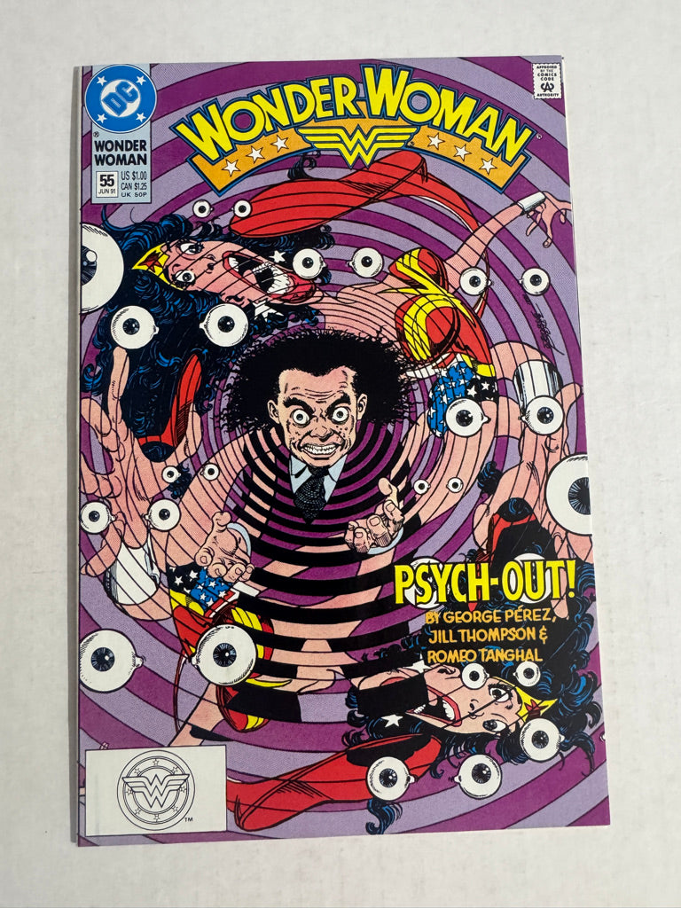 WONDER WOMAN #55 Vol 2 NM George Perez Cover