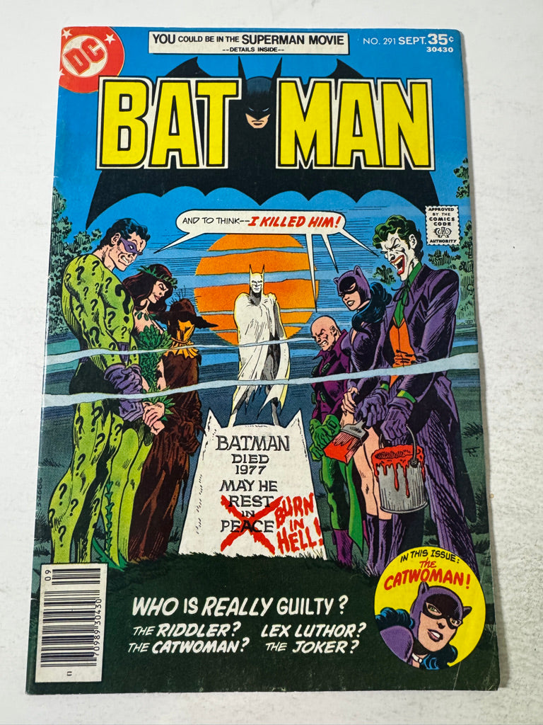 BATMAN #291 FN-