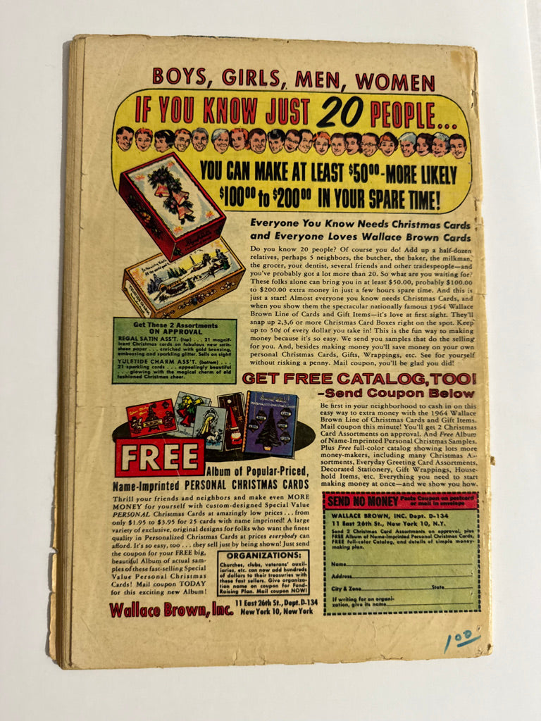 STRANGE TALES #125 GD
