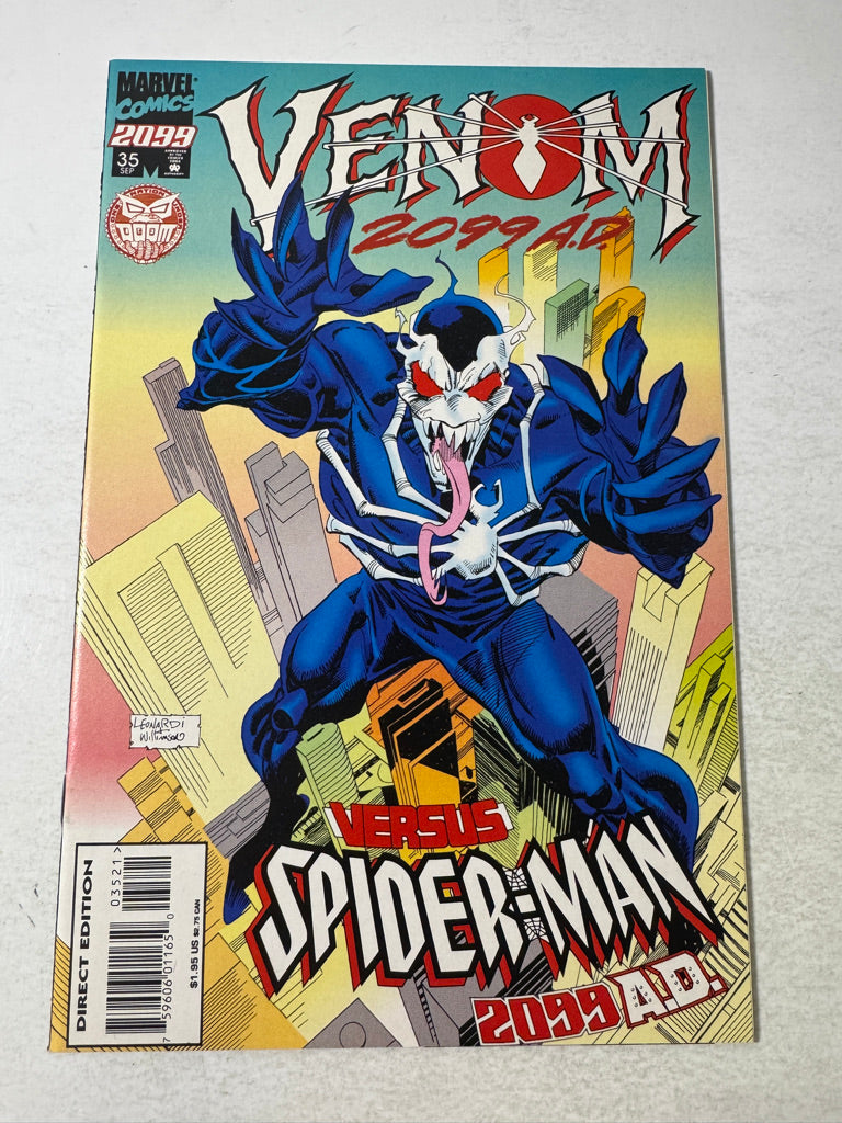 SPIDER-MAN 2099 #35 VF/NM Leonardi Venom Variant 1ST APPEARANCE