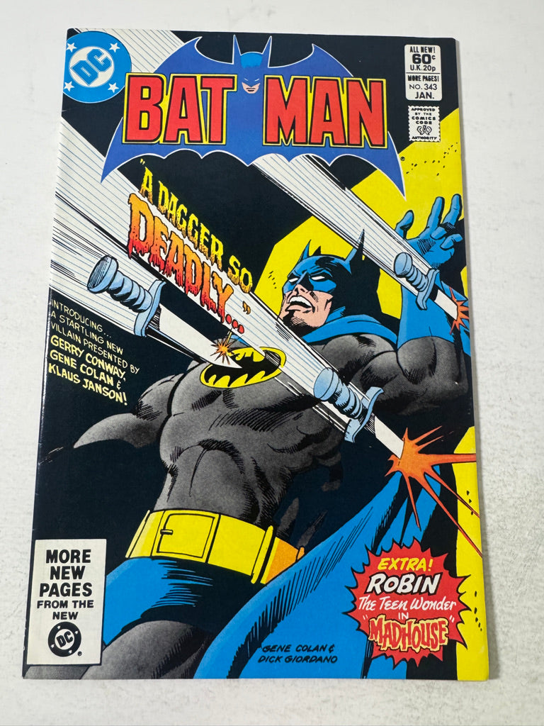 BATMAN #343 FN/VF