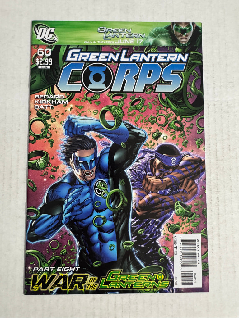 GREEN LANTERN CORPS #60 Vol 2 NM Tyler Kirkham Cover