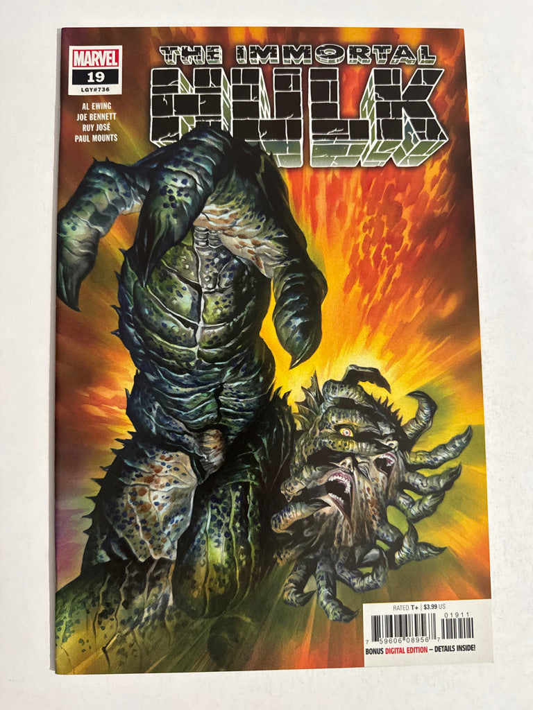 IMMORTAL HULK #19 NM Alex Ross Cover
