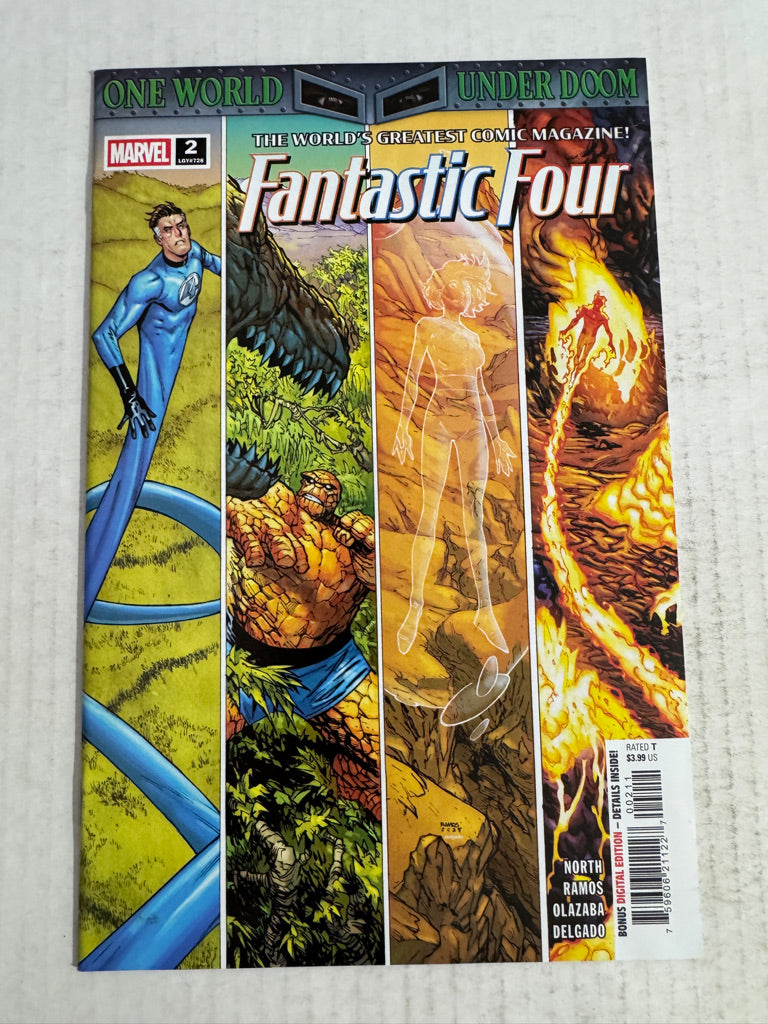 FANTASTIC FOUR #2 Vol 8 NM Humberto Ramos Cover