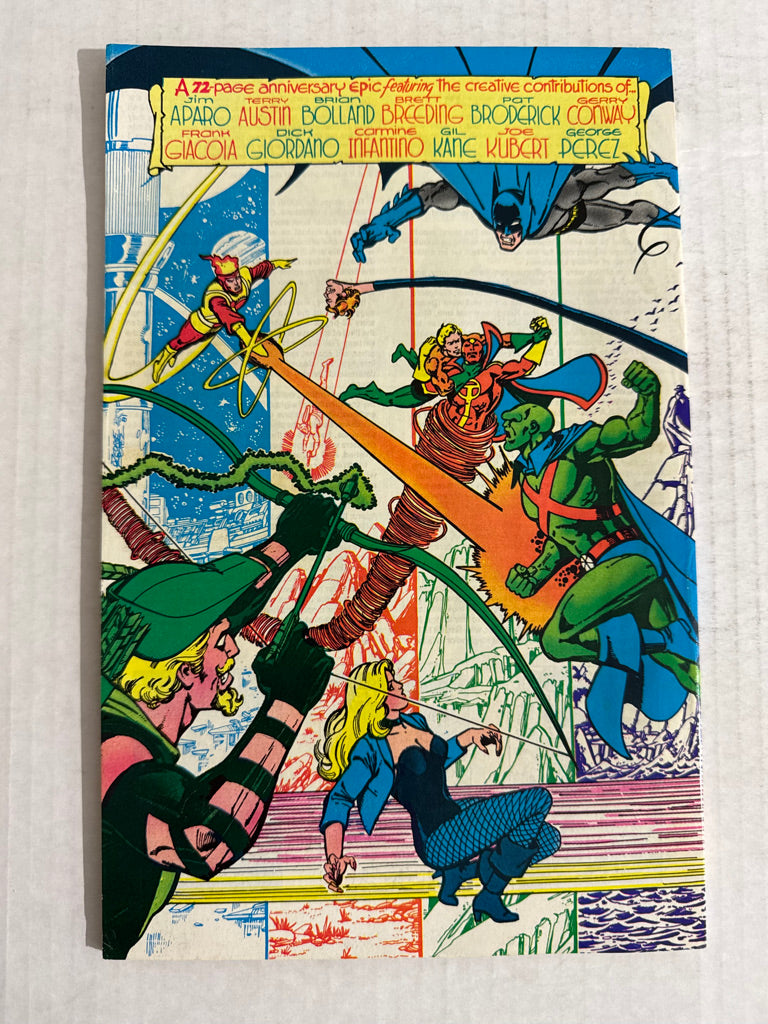JUSTICE LEAGUE OF AMERICA #200 VF+ George Perez Cover