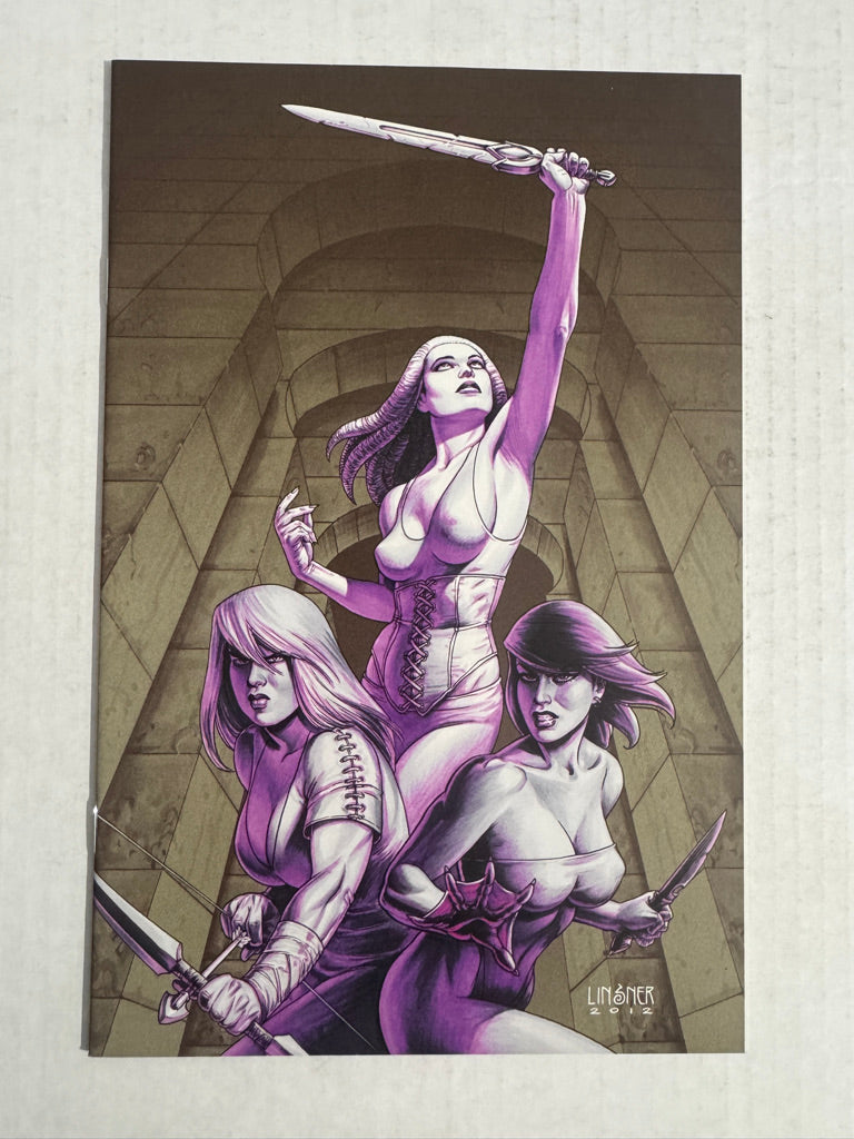 DAMSELS #7 NM 1:15 Virgin Joseph Michael Linsner Variant