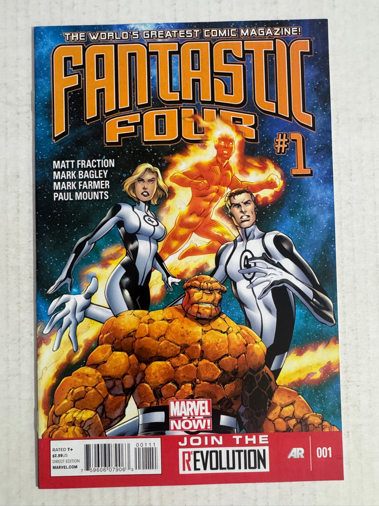 FANTASTIC FOUR #1 Vol 4 NM Mark Bagley Cover