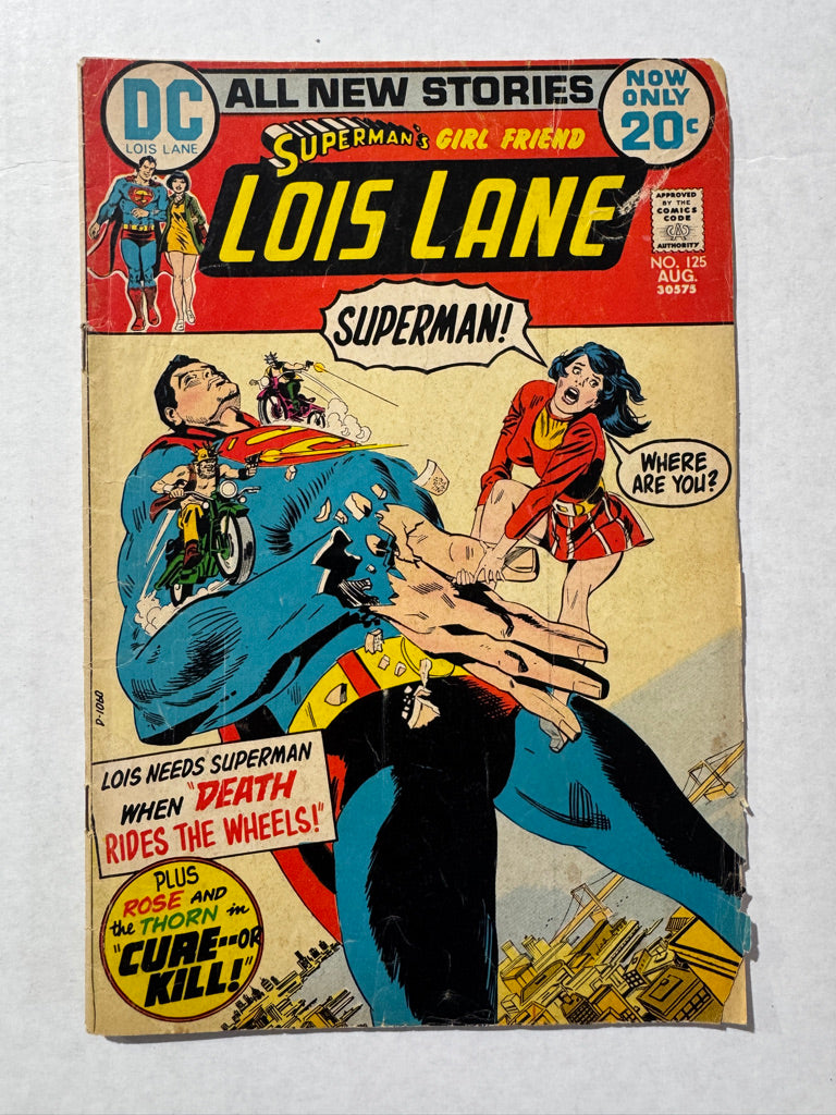 SUPERMAN'S GIRLFRIEND LOIS LANE #125 GD
