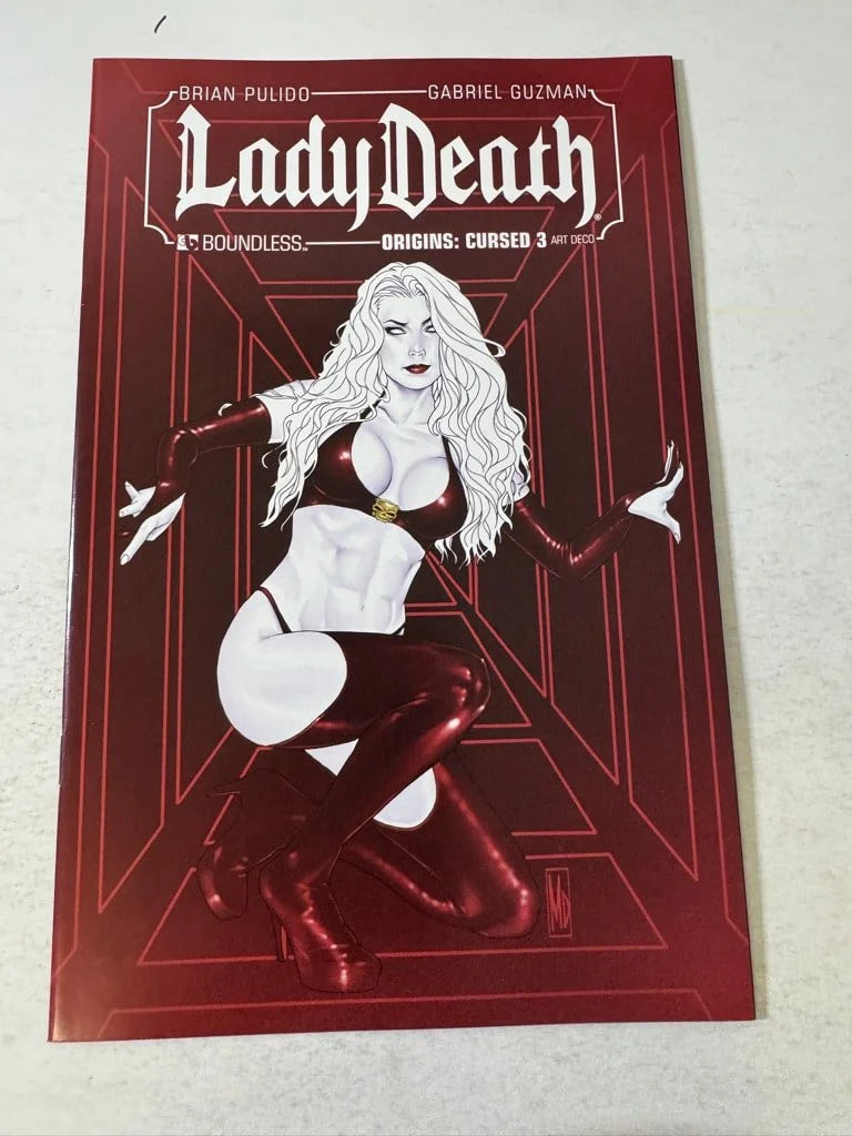 LADY DEATH Origins: Cursed #3 NM- Art Deco Variant