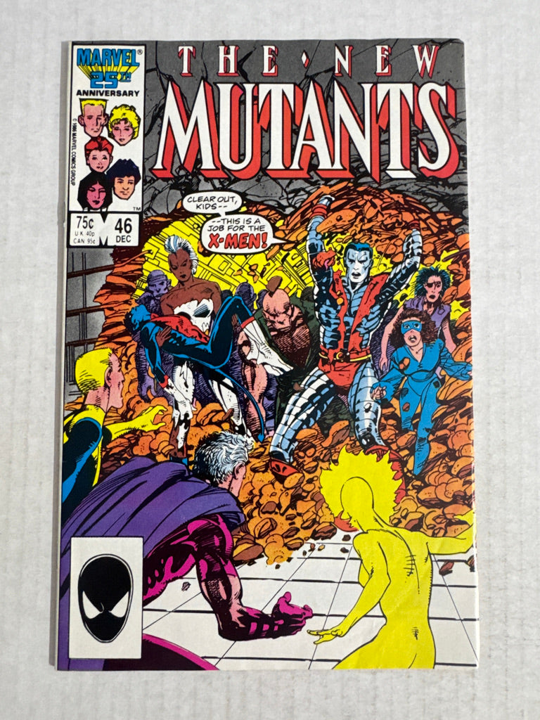 NEW MUTANTS #46 VF Barry Windsor-Smith Cover
