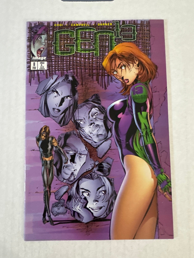 GEN13 #8 Vol 2 NM- J Scott Campbell Cover