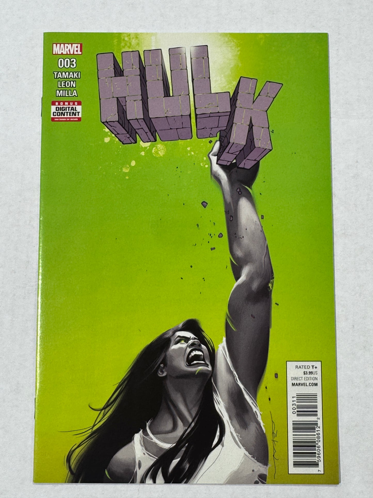 HULK # 3 Vol 4 NM Jeff Dekal Cover (She-Hulk)