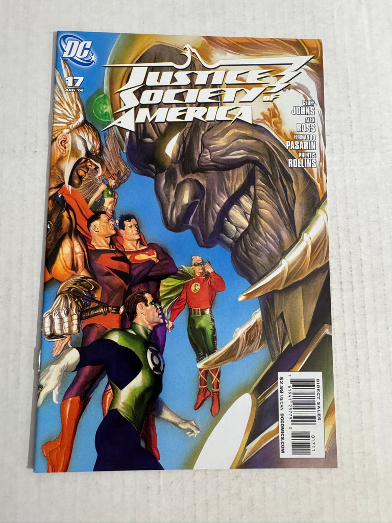 JUSTICE SOCIETY OF AMERICA #17 Vol 3 Alex Ross Cover