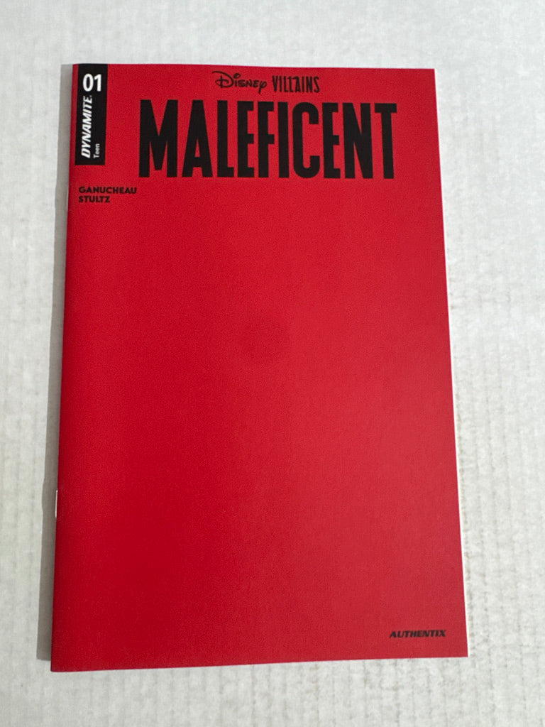 MALEFICENT #1 Vol 2 NM Red Blank Blind Bag Variant