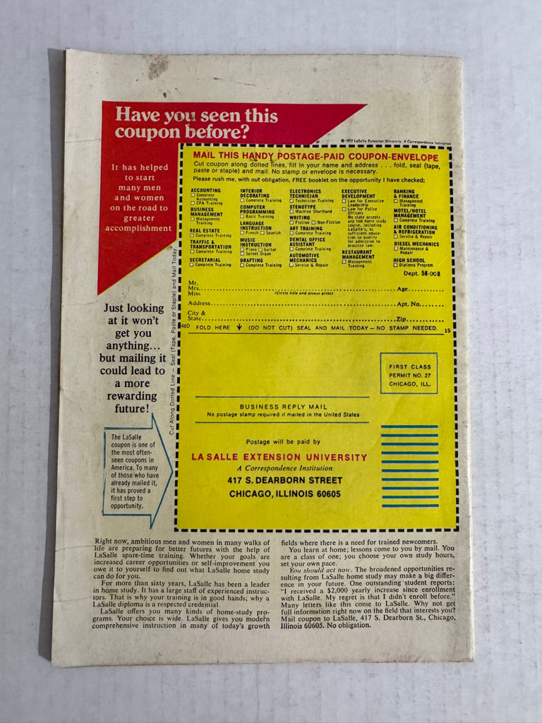 MASTER OF KUNG FU #23 VG