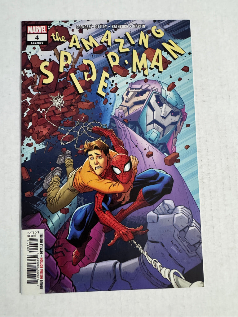 AMAZING SPIDER-MAN #4 Vol 5 Ryan Ottley Cover RECALLED
