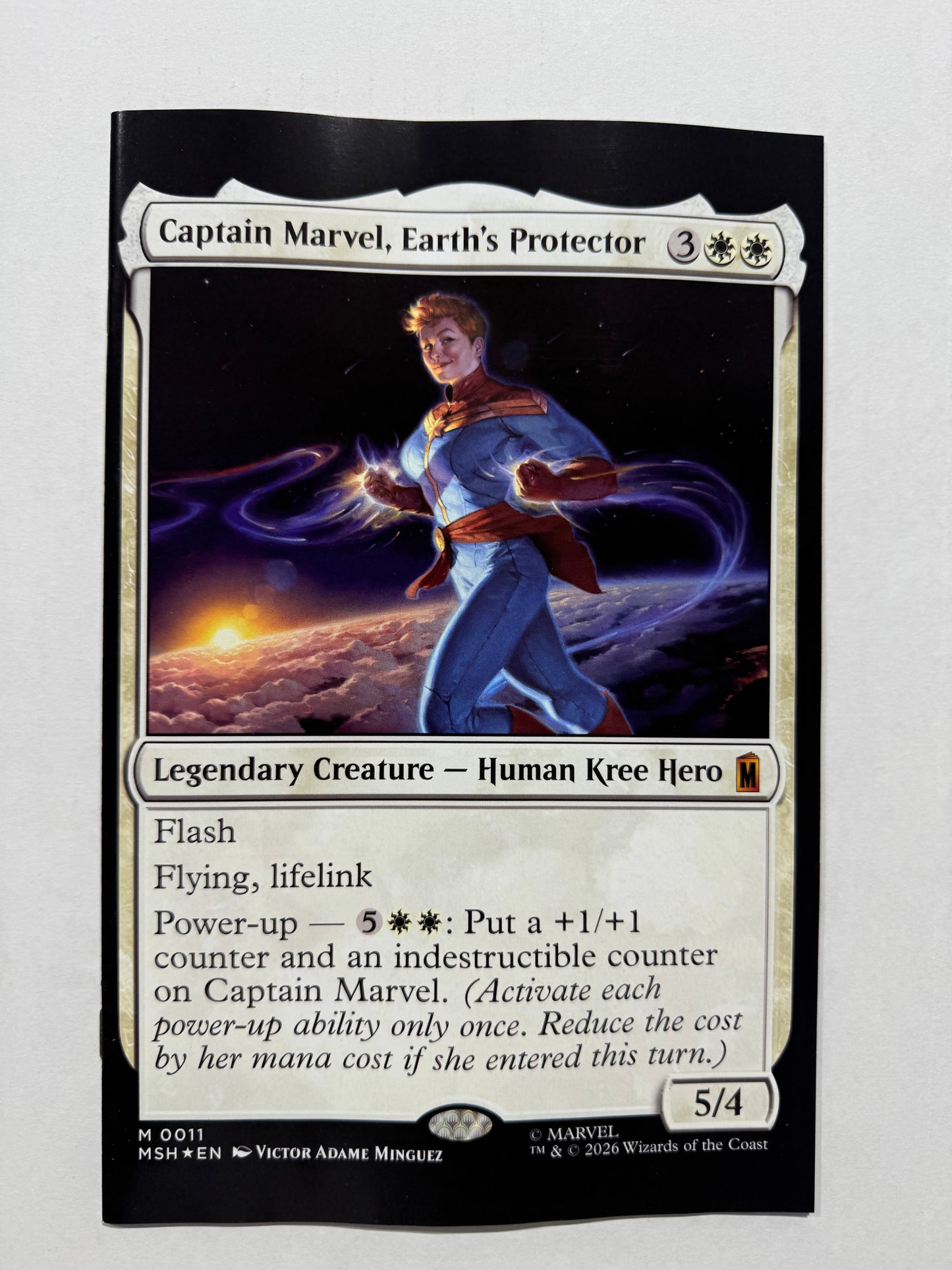CAPTAIN MARVEL DARK PAST #3 NM MAGIC THE GATHERING VARIANT