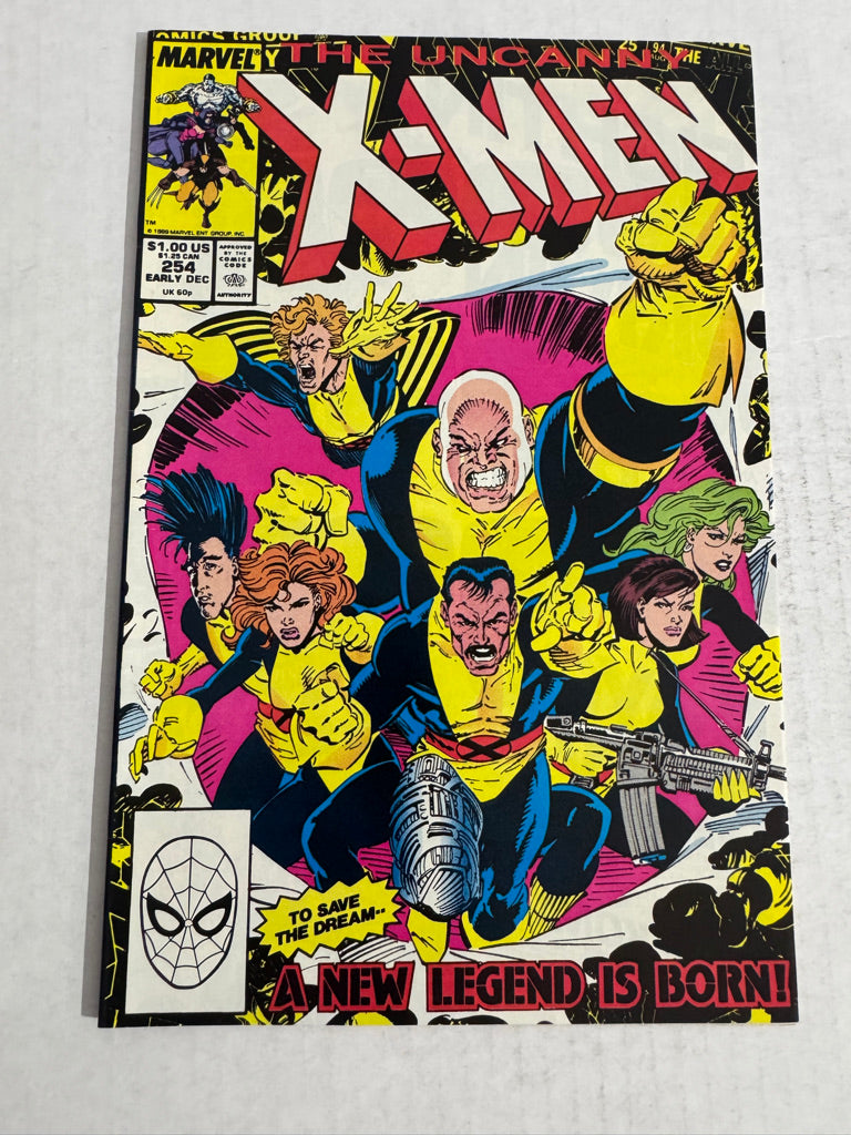 UNCANNY X-MEN #254 NM Jim Lee Cover