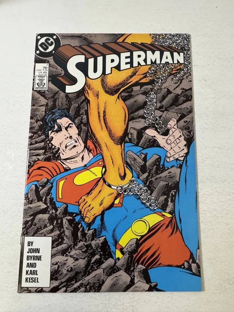 SUPERMAN #7 Vol 2 NM John Byrne Cover 1ST APPEARANCE