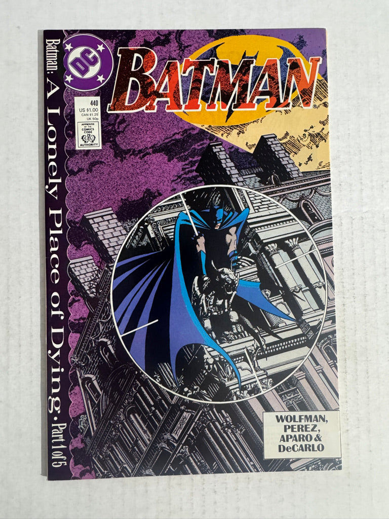 BATMAN #440 VF/NM George Perez Cover