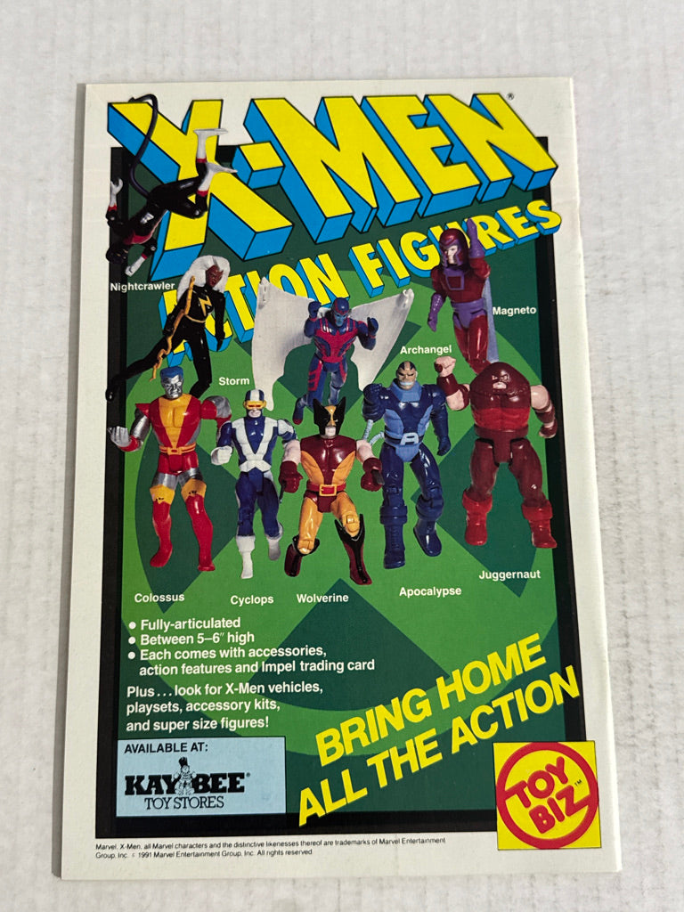 X-MEN #1 VF/NM Jim Lee B Variant NEWSSTAND 1ST APPEARANCE